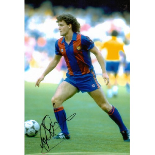 Mark Hughes Signed Barcelona 8x12 Photo!